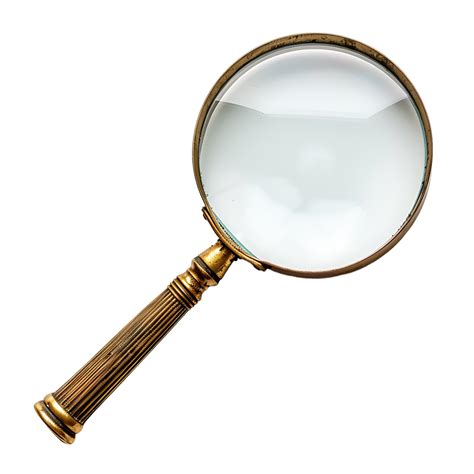 isolated Magnifying glass over transparent background 48051377 PNG