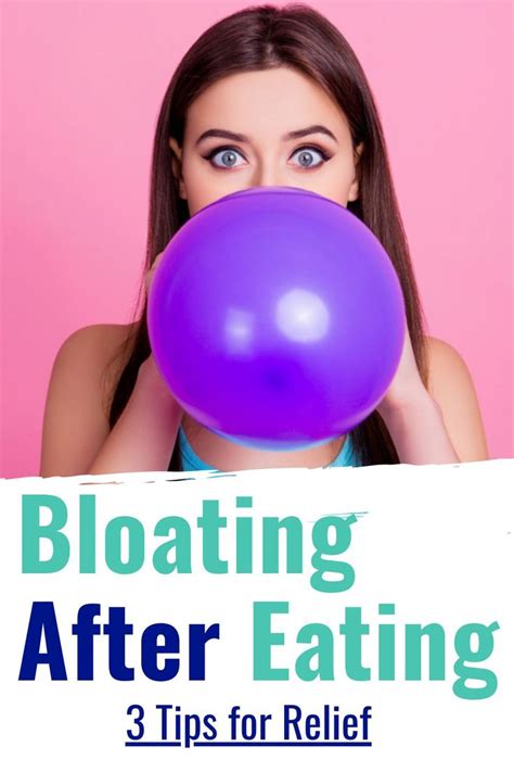 Ease bloating after meals quickly?