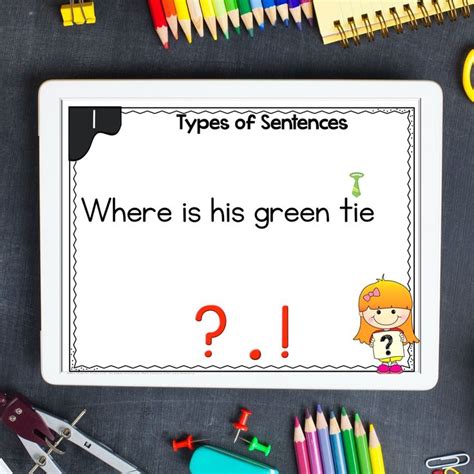 Engaging Four Types of Sentences Activity