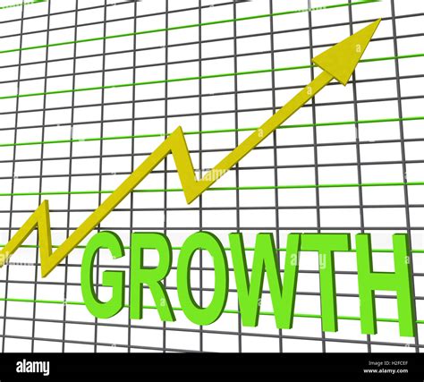 Growth Graph Chart Shows Increase Sales Profit Stock Photo - Alamy