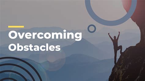 Overcoming Obstacles