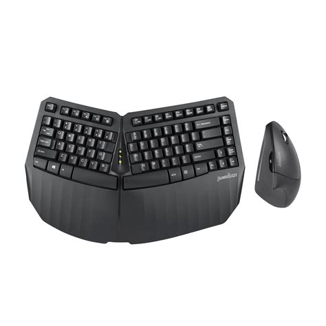 Perixx PERIDUO-813B US, Wireless Ergonomic Compact Keyboard &amp; Vertical ...