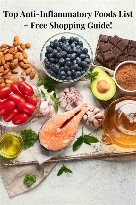 Top Anti-Inflammatory Foods List &amp; Free Shopping Guide