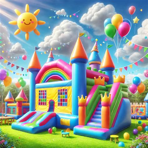 Colorful Bouncing Castles