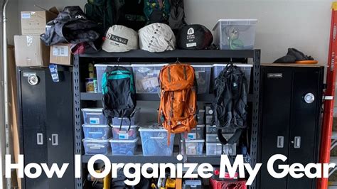 How I Organize All of my Backpacking Gear - YouTube