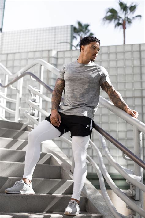 Beyond the gym, how can men style athletic wear for a smart casual look?