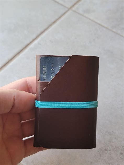 Minimalist Wallet Design Rev 20, final design : r/Leathercraft