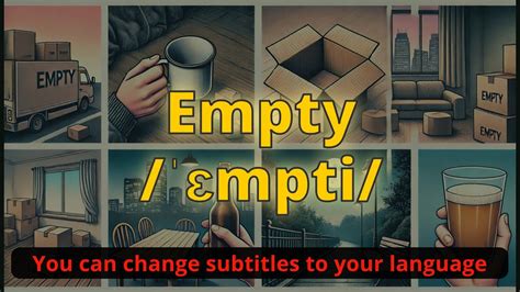 Empty meaning with 5 examples - YouTube