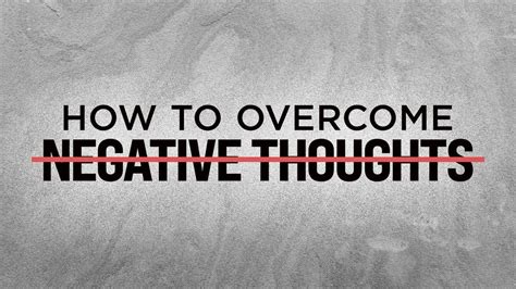 How to Overcome Negative Thoughts - Day 3 of 3