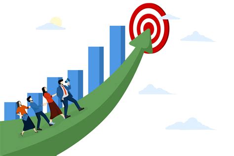 the concept of leadership, vision and mission to achieve goals. people ...