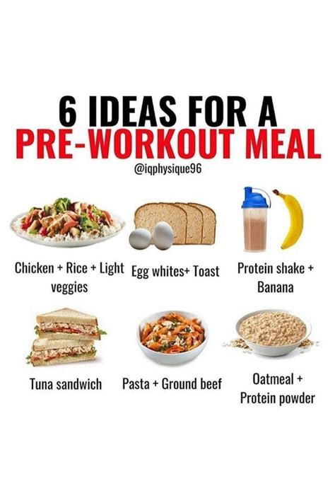 6 pre workout meal ideas – Artofit