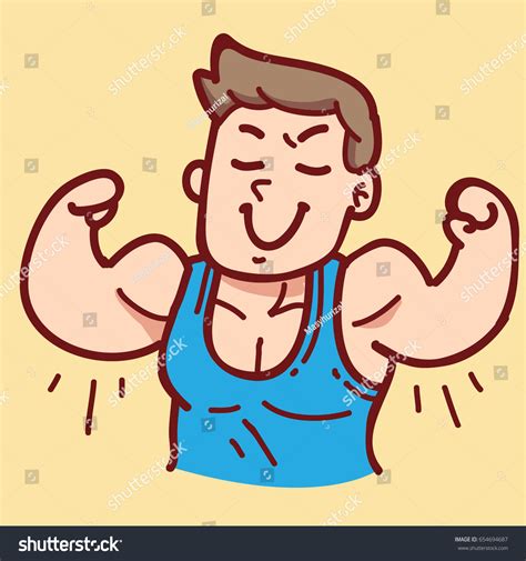Strong Man Design Stock Vector (Royalty Free) 654694687 | Shutterstock