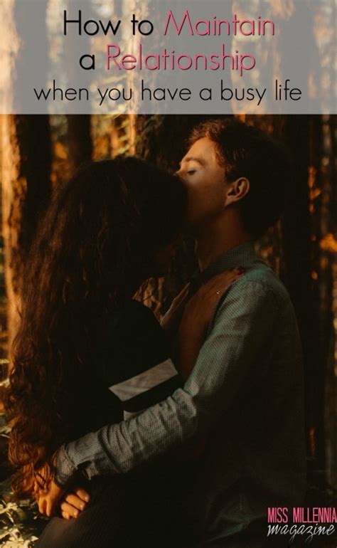 How to maintain intimacy and connection despite busy schedules?